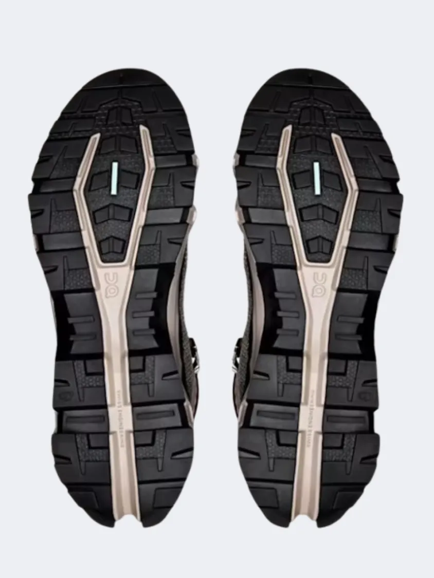 On Cloudrock Trek Waterproof Men Hiking Sneakers Ash/Fog Mens Urban Style Comfort Shoes