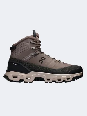 On Cloudrock Trek Waterproof Men Hiking Sneakers Ash/Fog Essential mens casual shoes for comfort
