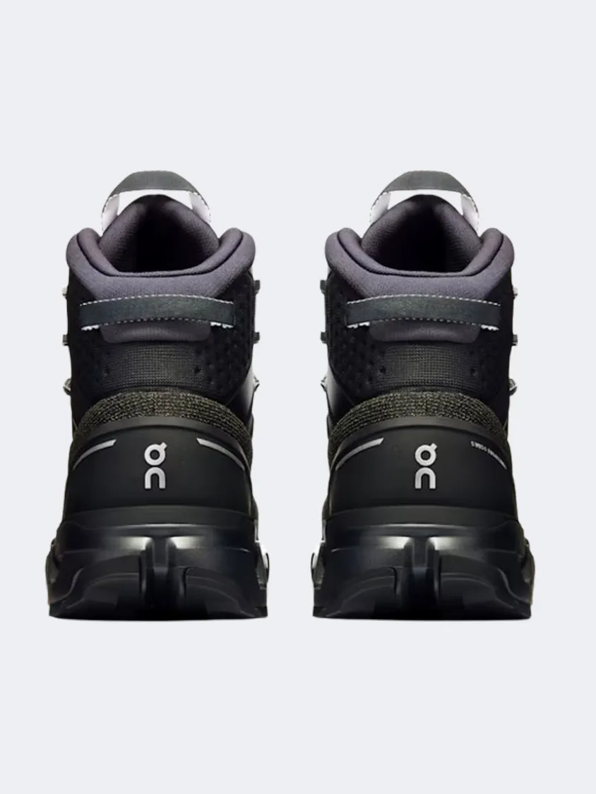 On Cloudrock Trek Waterproof Men Hiking Sneakers Black Mens Urban Style Comfort Shoes