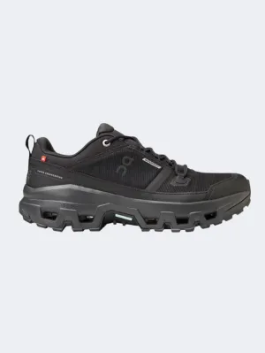 On Cloudrock Waterproof Men Hiking Sneakers Black Essential mens casual shoes for comfort