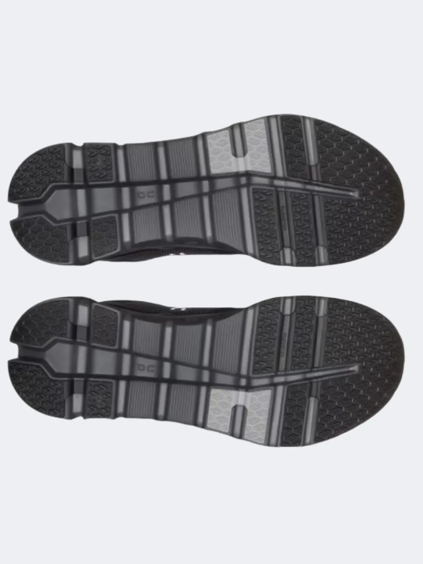 On Cloudrunner 2 Waterproof Men Running Shoes Magnet/Black Mens Casual Everyday Sneakers
