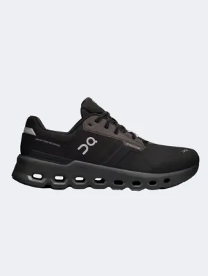 On Cloudrunner 2 Waterproof Men Running Shoes Magnet/Black Mens shoes for everyday urban style