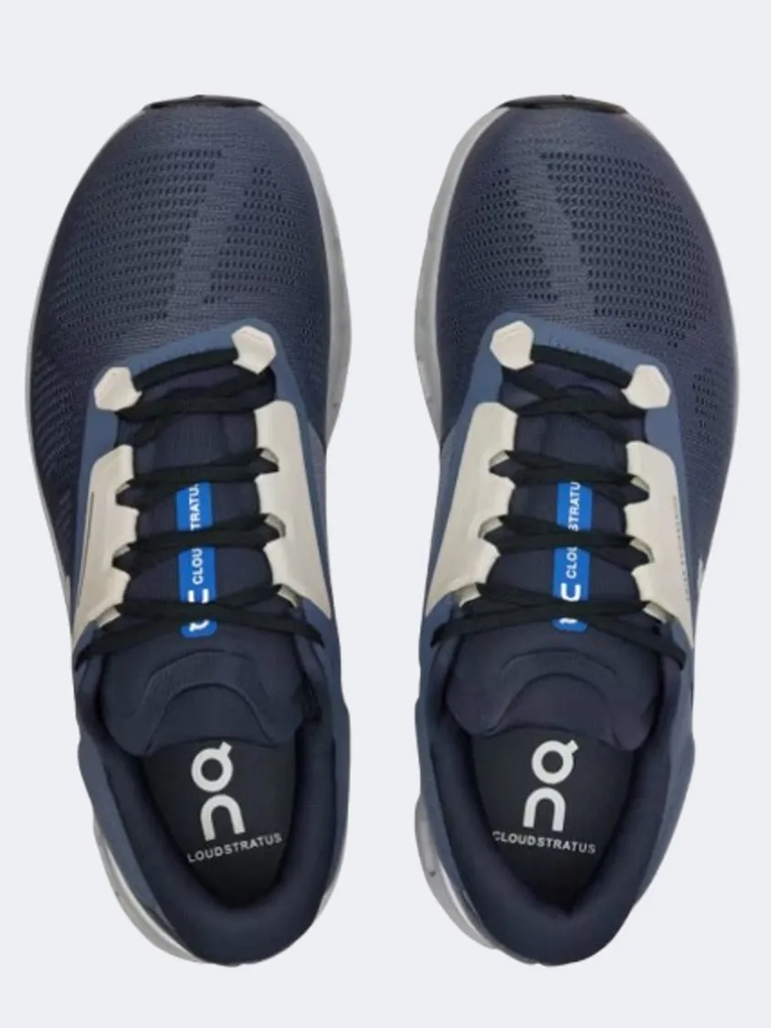 On Cloudstratus 3 Men Running Shoes Metal/Glacier Mens Urban Style Comfort Shoes