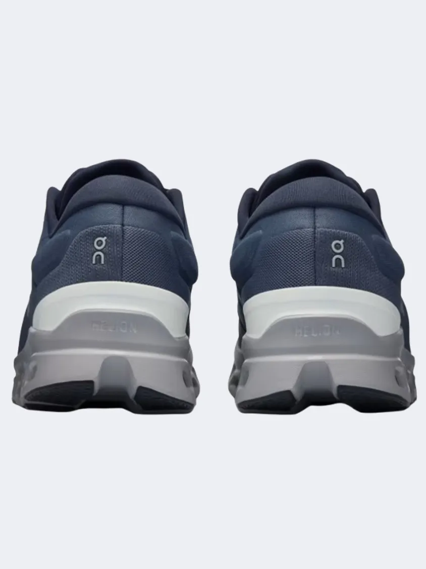 On Cloudstratus 3 Men Running Shoes Metal/Glacier Mens Urban Style Comfort Shoes