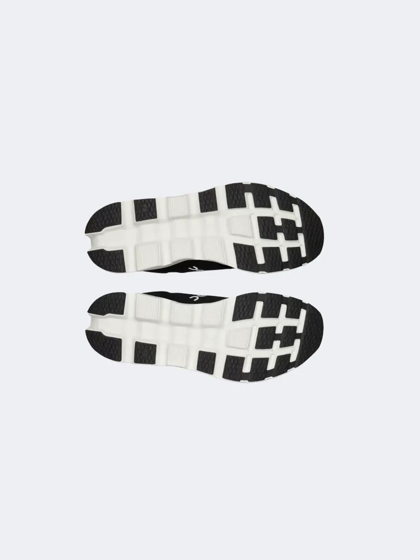 On Cloudstratus Men Running Shoes Black/Frost Mens Casual Everyday Sneakers