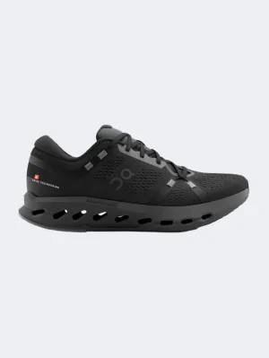 On Cloudsurfer 2 Men Running Sneakers Black Essential mens casual shoes for comfort