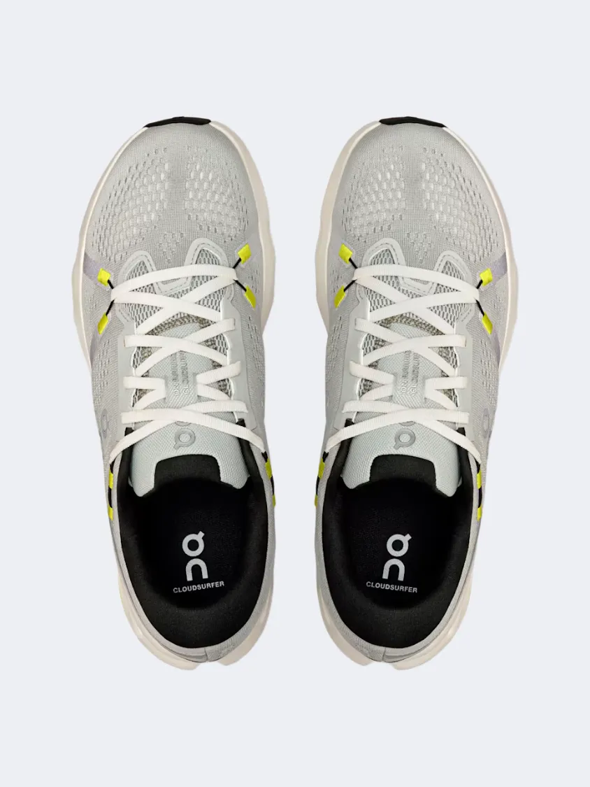 On Cloudsurfer 2 Men Running Sneakers Glacier/Ivory Mens Urban Style Comfort Shoes