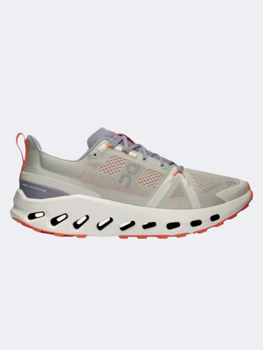On Cloudsurfer Trail 1 Men Hiking Shoes Fossil/Ivory Mens shoes for everyday urban style