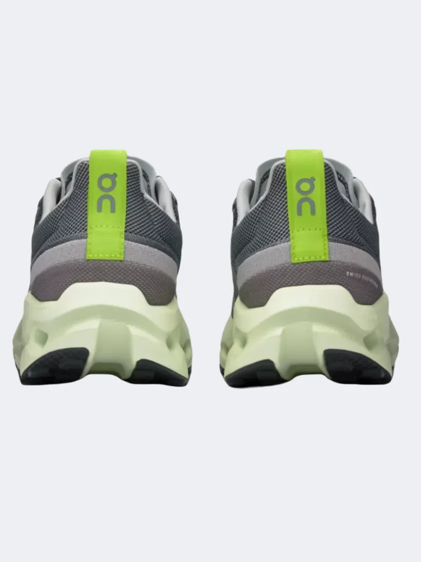 On Cloudsurfer Trail 1 Men Hiking Shoes Iron/Lima Mens Casual Everyday Sneakers