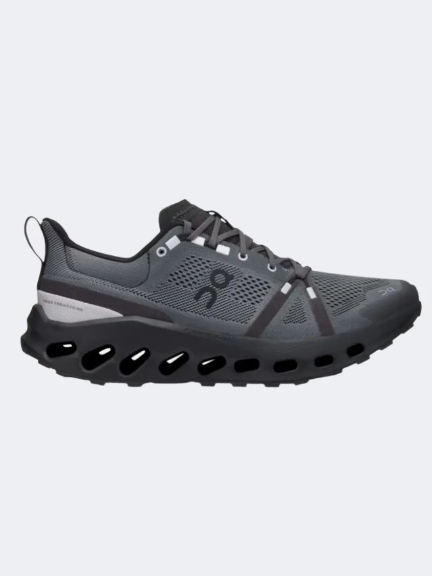 On Cloudsurfer Trail Men Hiking Shoes Eclipse/Black Mens shoes for everyday urban style