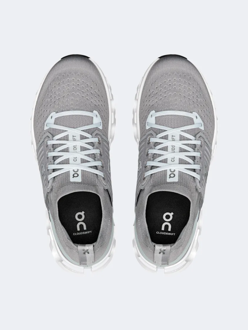 On Cloudswift 4 Men Running Shoes Alloy/Glacier Mens Urban Style Comfort Shoes