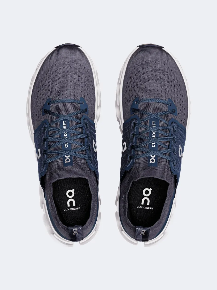 On Cloudswift 4 Men Running Sneakers Navy/Ink Mens Urban Style Comfort Shoes