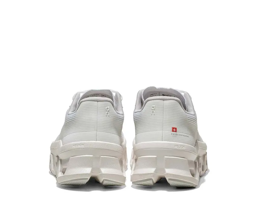 On On Running Shoes On Cloudmonster Void "White"