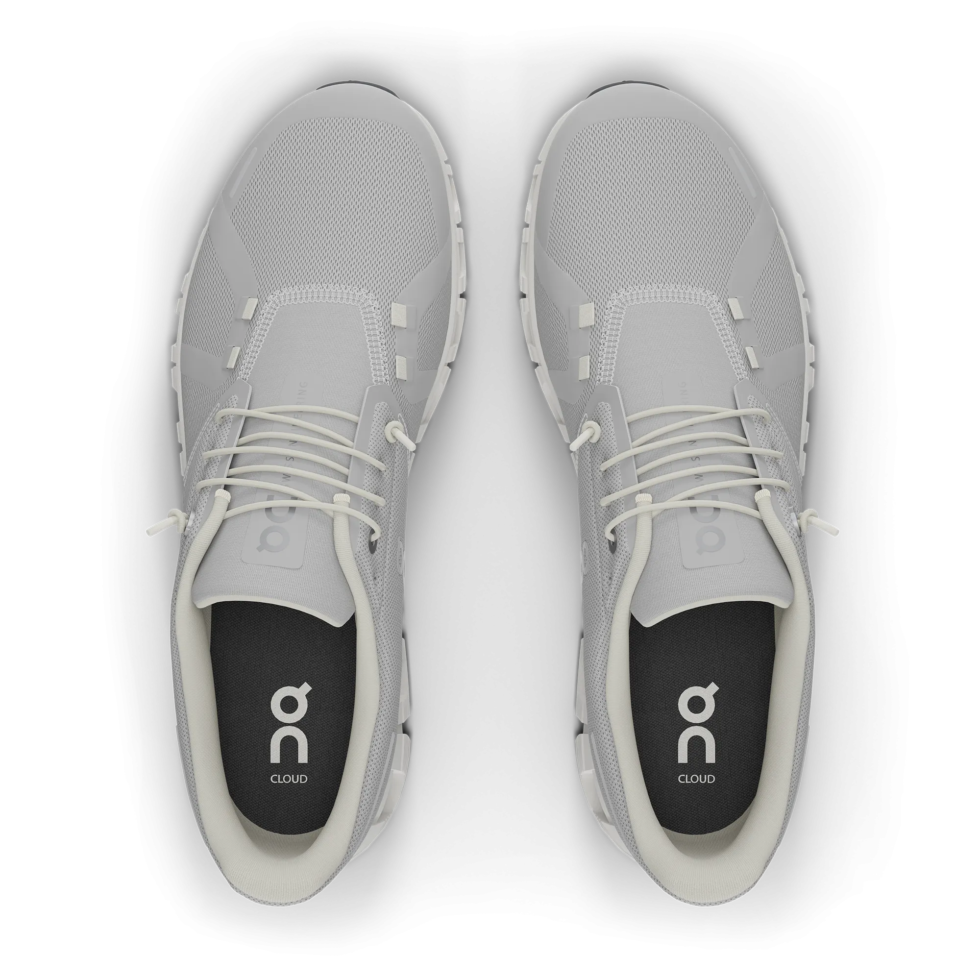 On Women's Cloud 6 Shoes - Glacier / White On Cloud Shoes