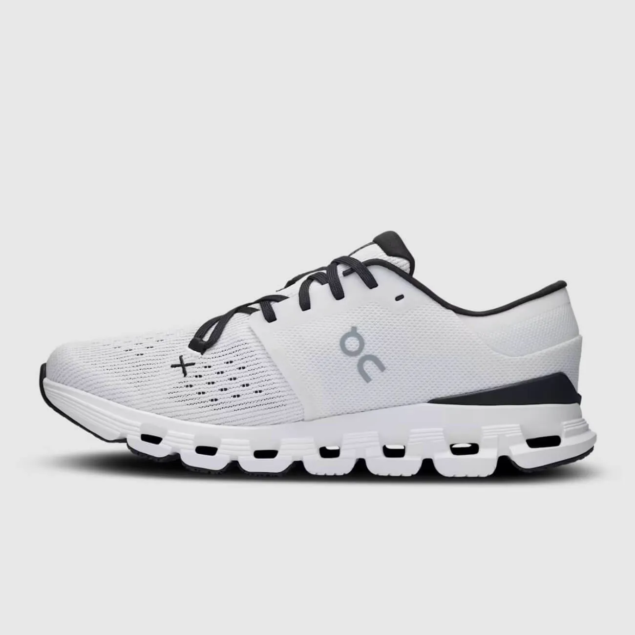 On Women's Cloud X 4 Shoes - Ivory / Black On Cloud Shoes