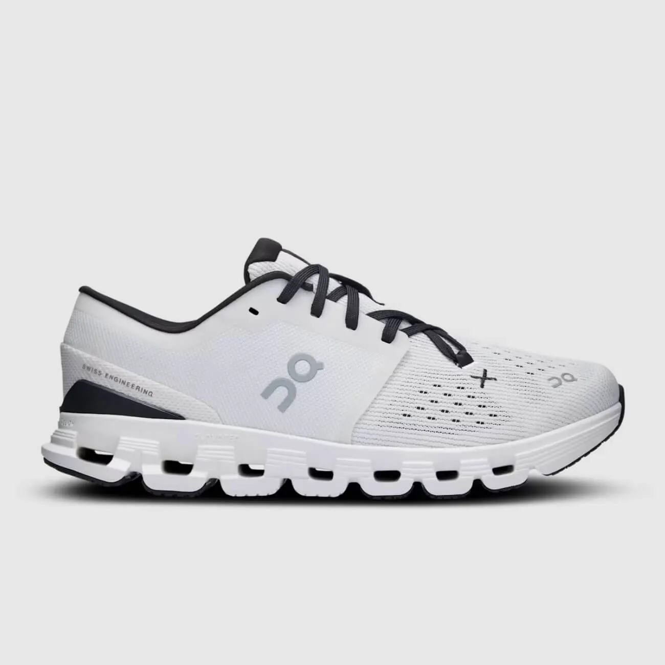 On Women's Cloud X 4 Shoes - Ivory / Black On Cloud Shoes