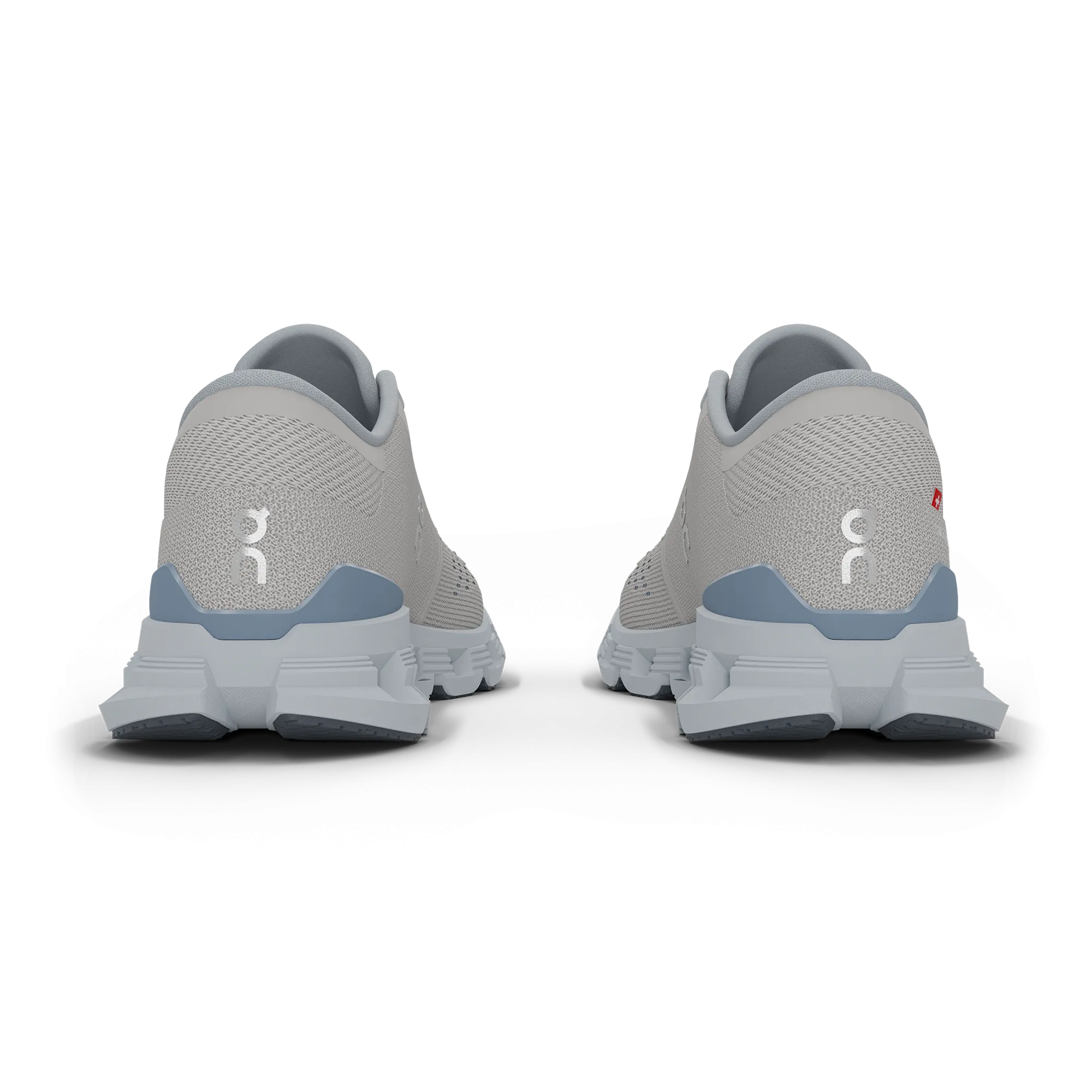 On Women's Cloud X 4 Shoes - Silver / Chambray On Cloud Shoes