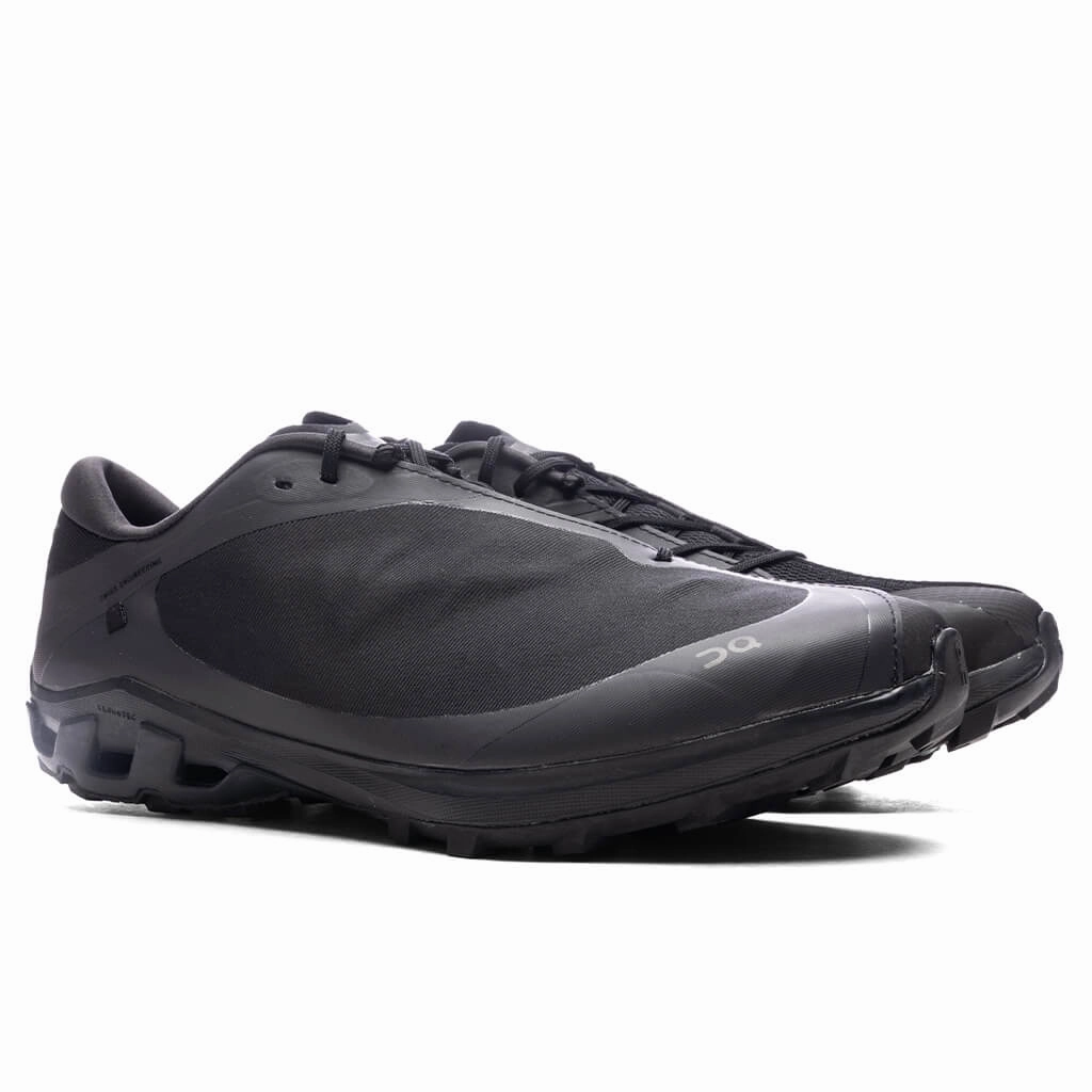On x PAF Cloudventure Peak - All Black On Cloud Cushion Running Shoes
