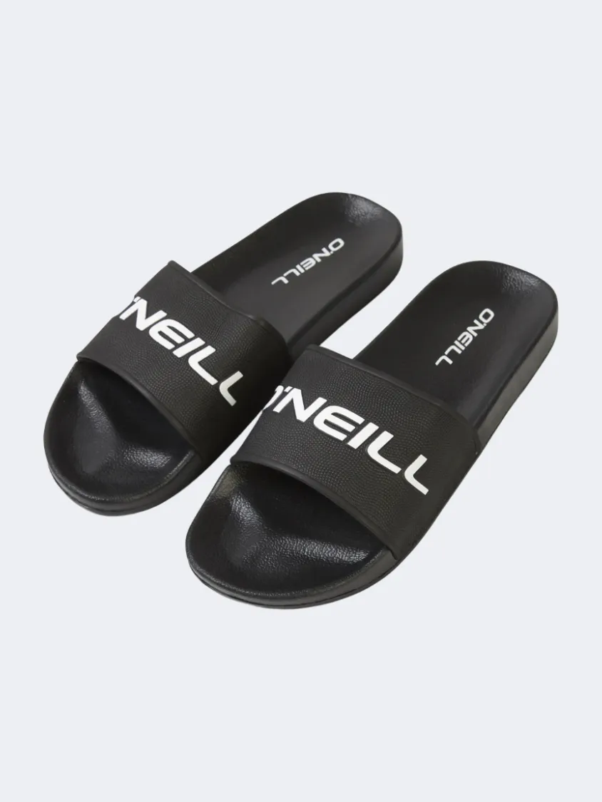 Oneill Logo Men Beach Slippers Black Mens Urban Style Comfort Shoes