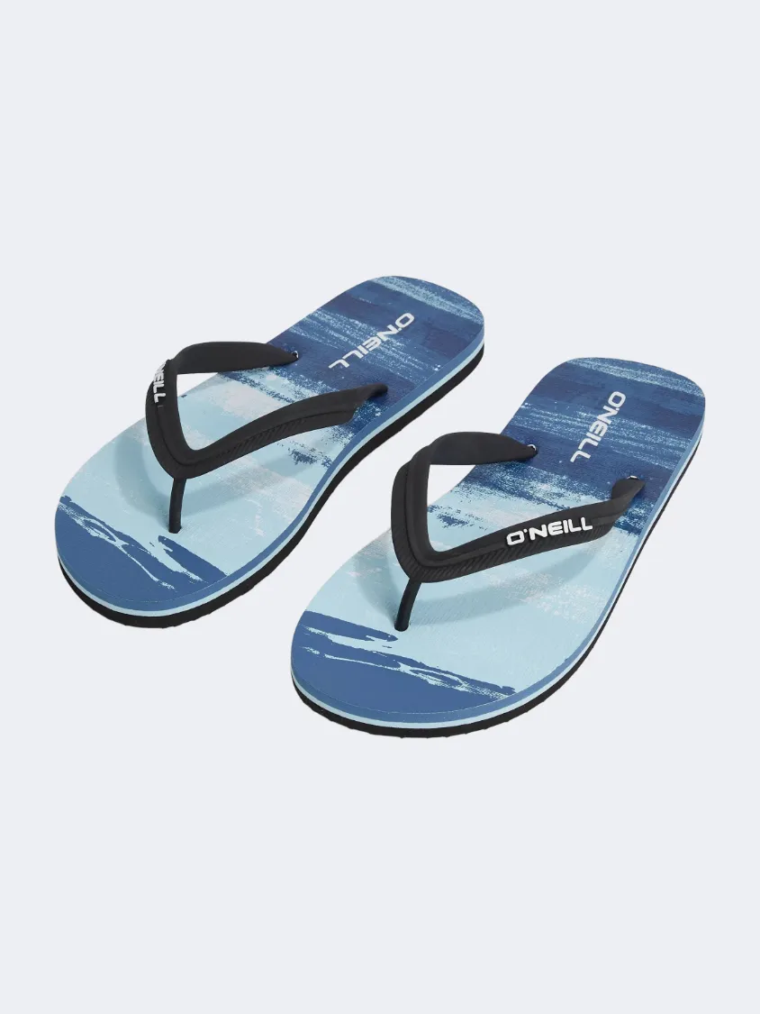 Oneill Profile Graphic Men Beach Slippers Blue Mens Urban Style Comfort Shoes