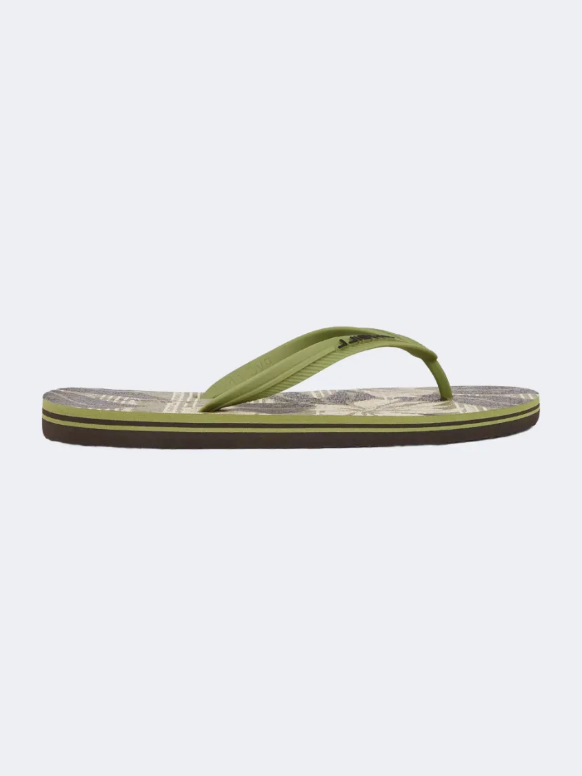 Oneill Profile Graphic Men Beach Slippers Green Essential mens casual shoes for comfort