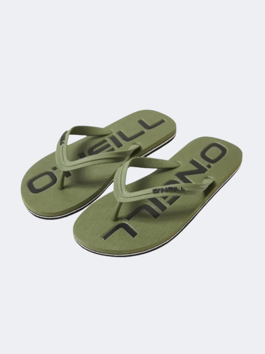 ONeill Profile Logo Men Beach Sandals Deep Lichen Green Mens Casual Everyday Sneakers