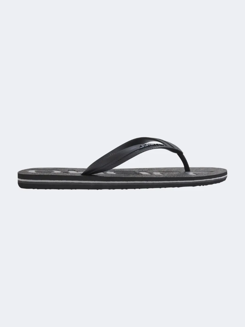 Oneill Profile Logo Men Beach Slippers Black Essential mens casual shoes for comfort