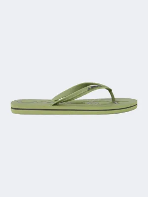 Oneill Profile Logo Men Beach Slippers Green Essential mens casual shoes for comfort