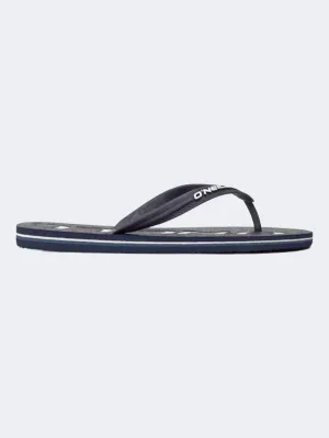 ONeill Profile Logo Men Beach Slippers Ink Blue Essential mens casual shoes for comfort