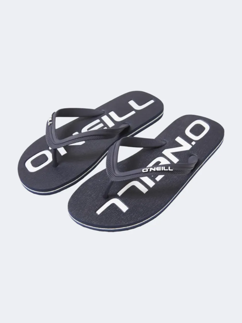 Oneill Profile Logo Men Beach Slippers Ink Blue Mens Urban Style Comfort Shoes