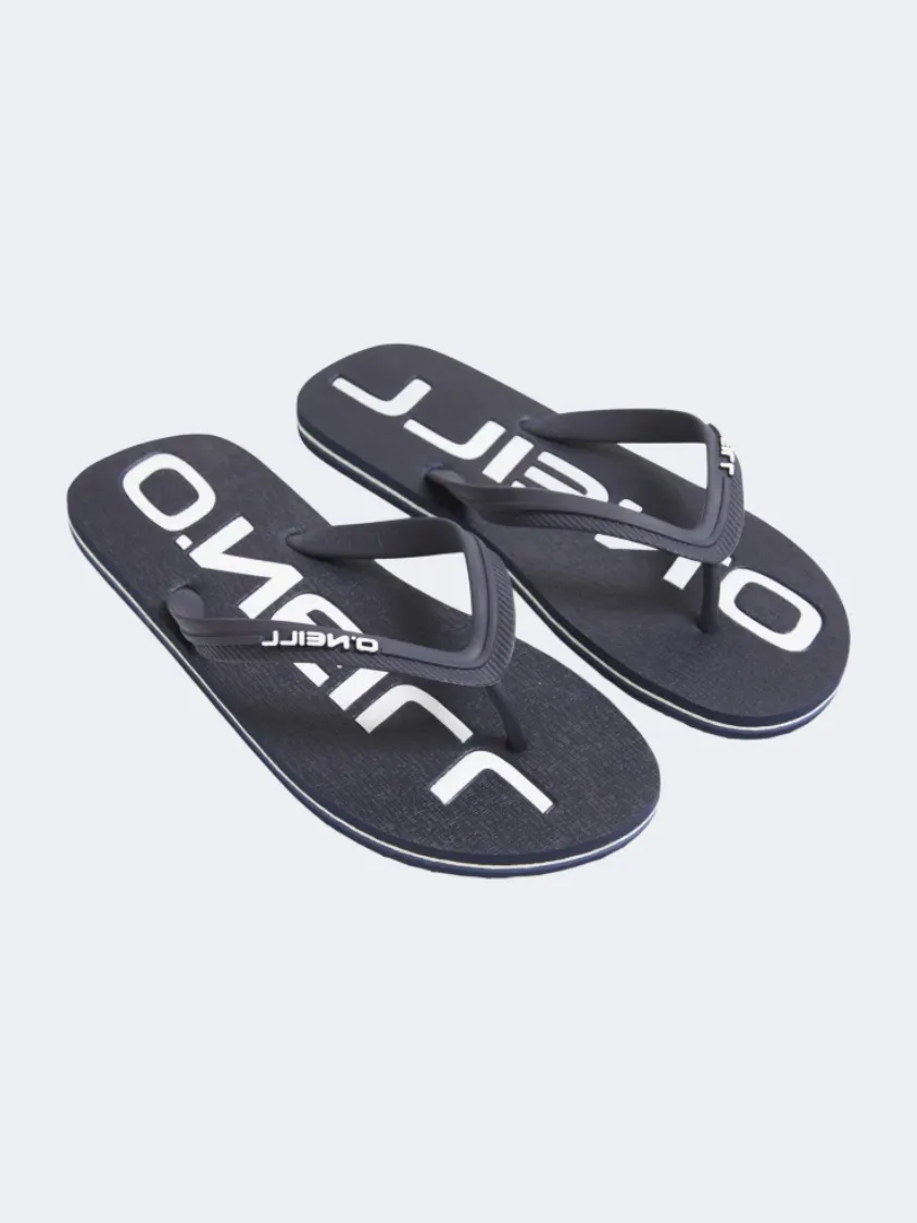 ONeill Profile Logo Men Beach Slippers Ink Blue Mens Urban Style Comfort Shoes