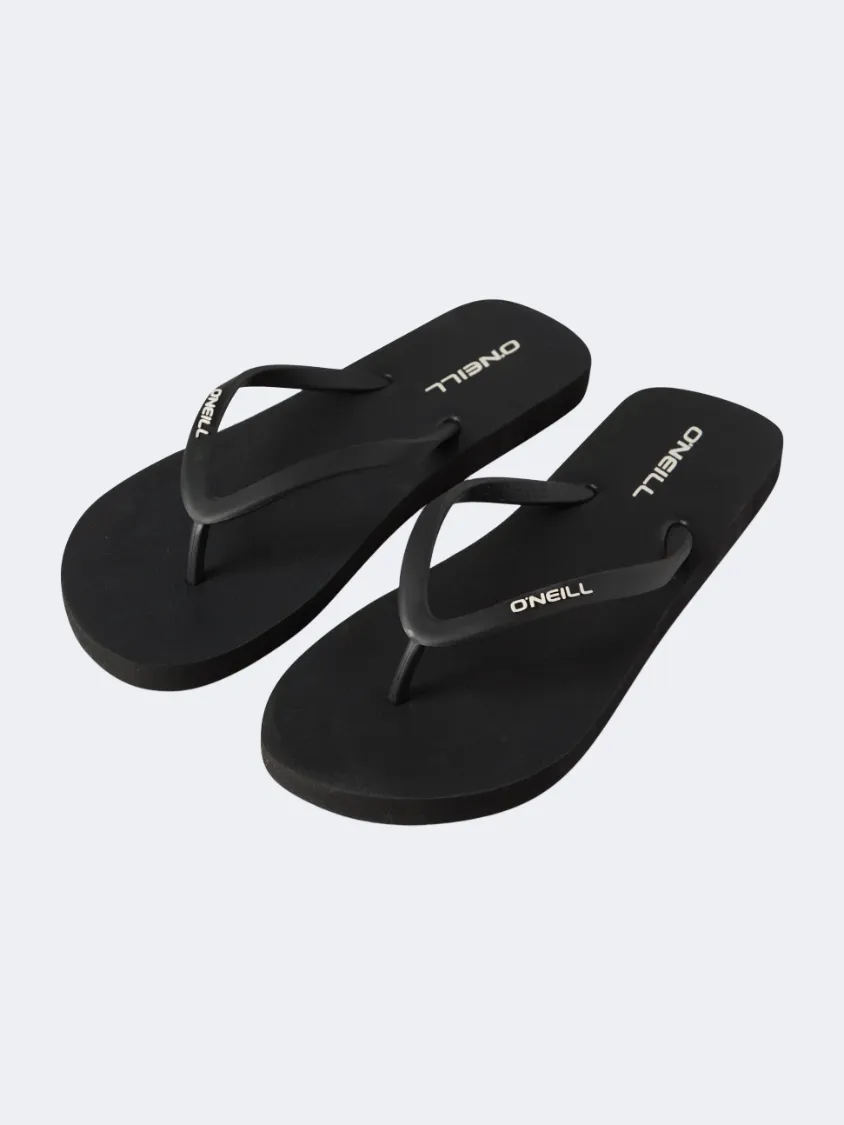Oneill Profile Small Logo Men Beach Slippers Black Mens Urban Style Comfort Shoes