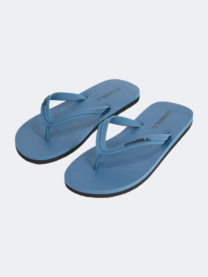 Oneill Profile Small Logo Men Beach Slippers Copen Blue Mens Urban Style Comfort Shoes