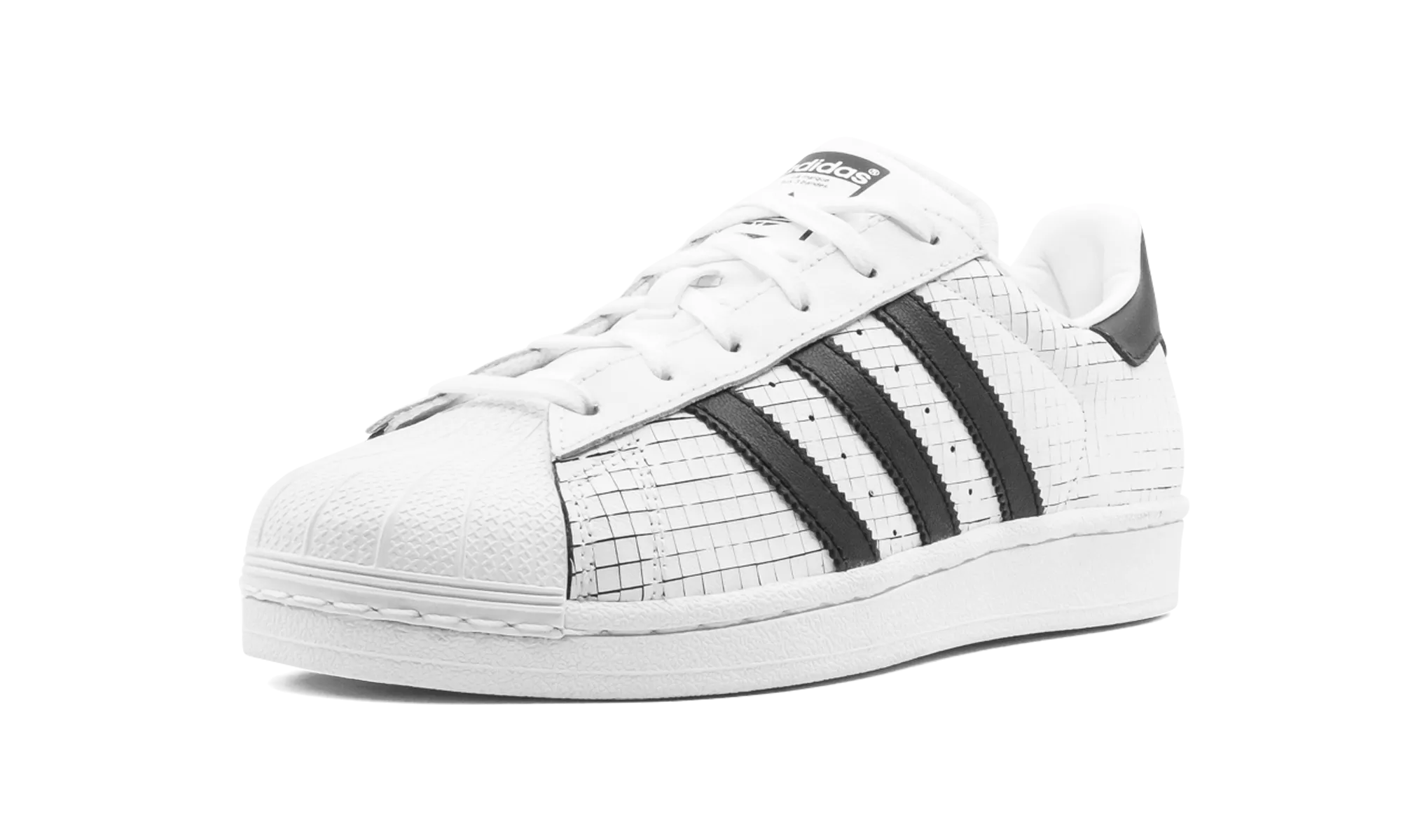 Originals Superstar "Leather Grid" adidas casual mens footwear