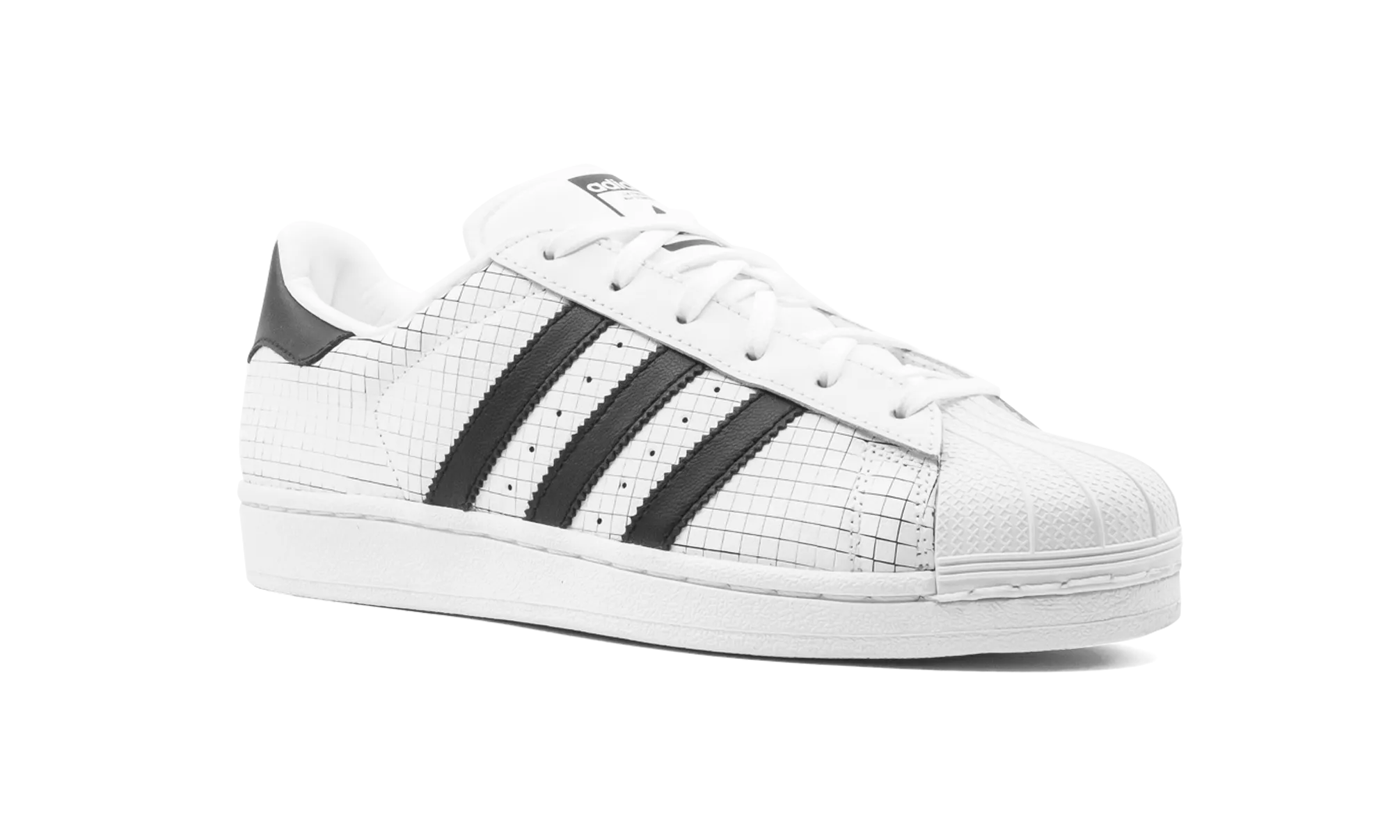 Originals Superstar "Leather Grid" adidas casual mens footwear