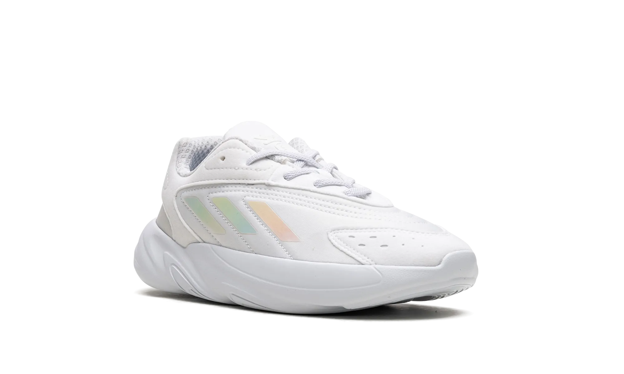 Ozelia GS "Triple White" adidas grade school sneakers