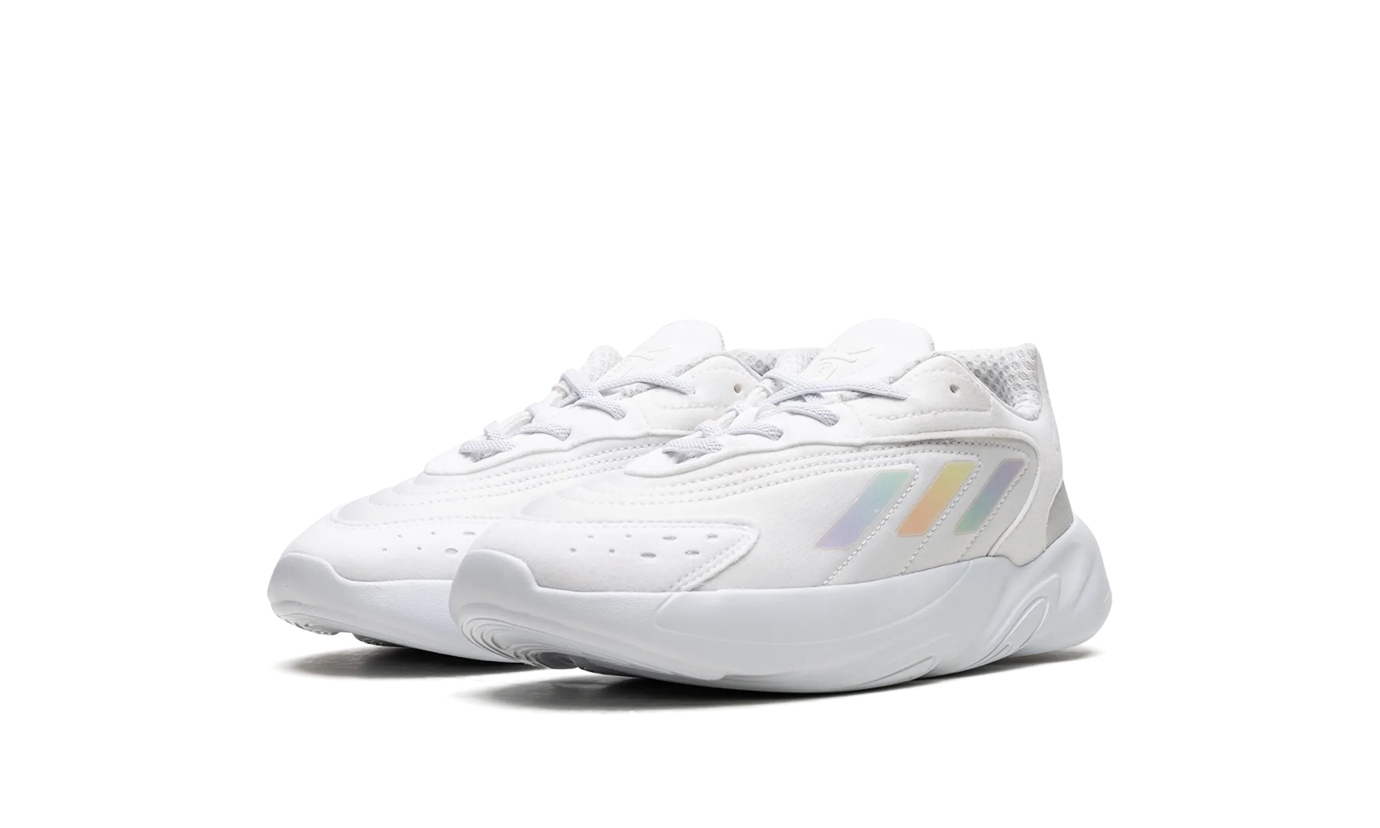 Ozelia GS "Triple White" adidas grade school sneakers