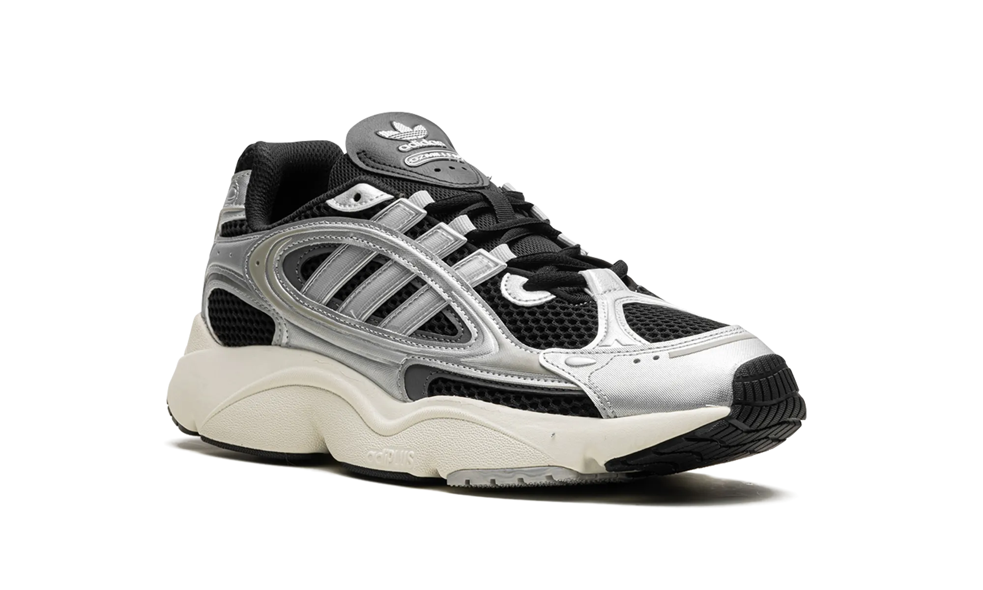 Ozmillen "Black Silver" adidas mesh sneakers for men