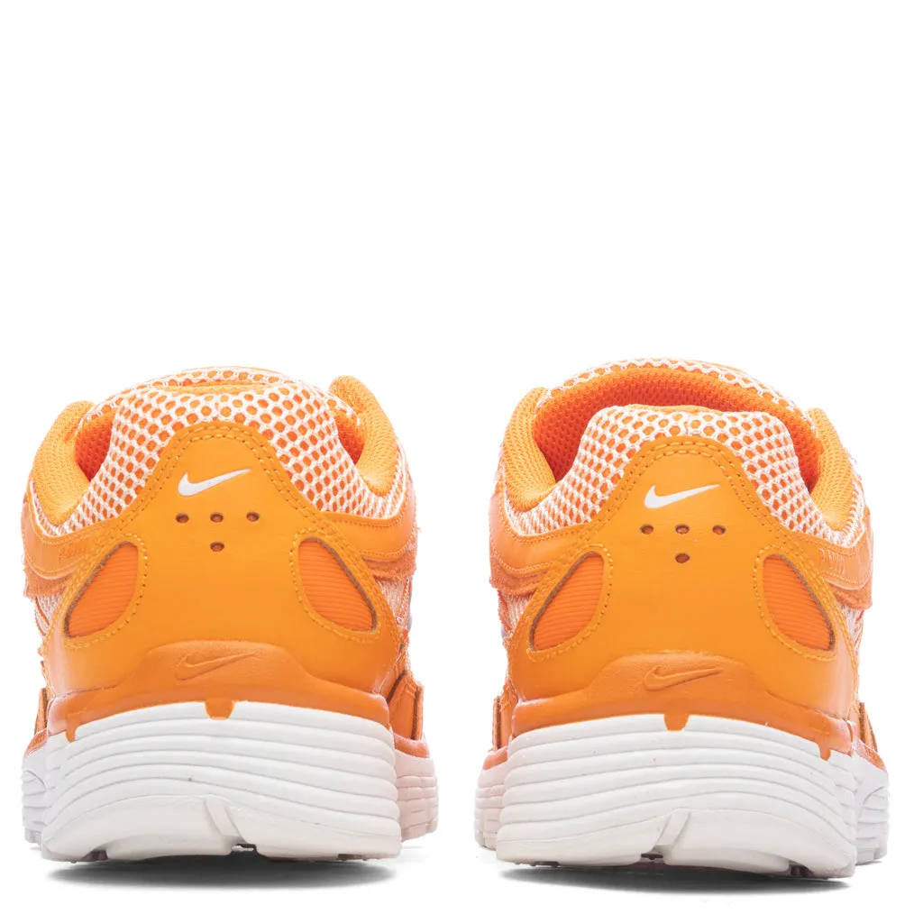 P-6000 PRM - Kumquat/Metallic Silver/Magma Orange Nike Bold Logo Sneakers