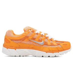 P-6000 PRM - Kumquat/Metallic Silver/Magma Orange Nike fashion sneakers with bold branding