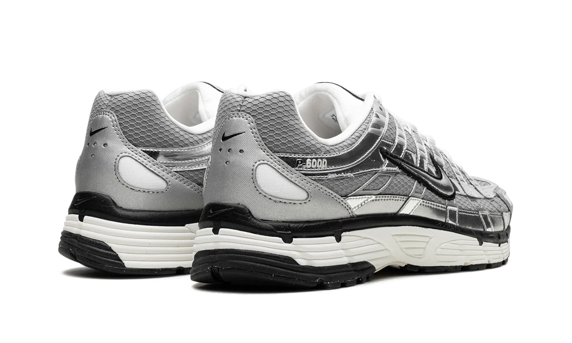 P-6000 "Metallic Silver" nike breathable mens trainers