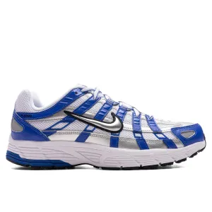 P-6000 - Racer Blue/Metallic Silver Nike everyday shoes with mesh upper
