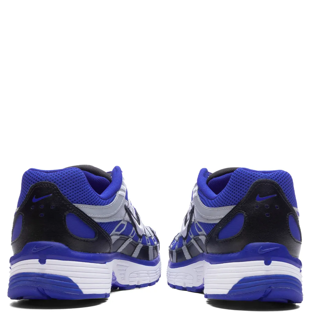 P-6000 - Racer Blue/White/Black/Flat Silver Nike Retro Lifestyle Shoes