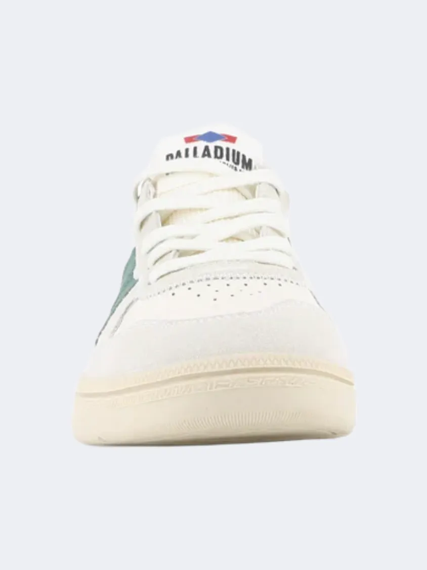 Palladium Pallacup Flame Men Lifestyle Shoes Cream/Foliage Green Mens Urban Style Comfort Shoes