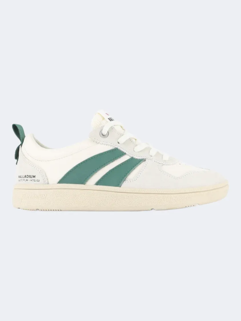 Palladium Pallacup Flame Men Lifestyle Shoes Cream/Foliage Green Essential mens casual shoes for comfort