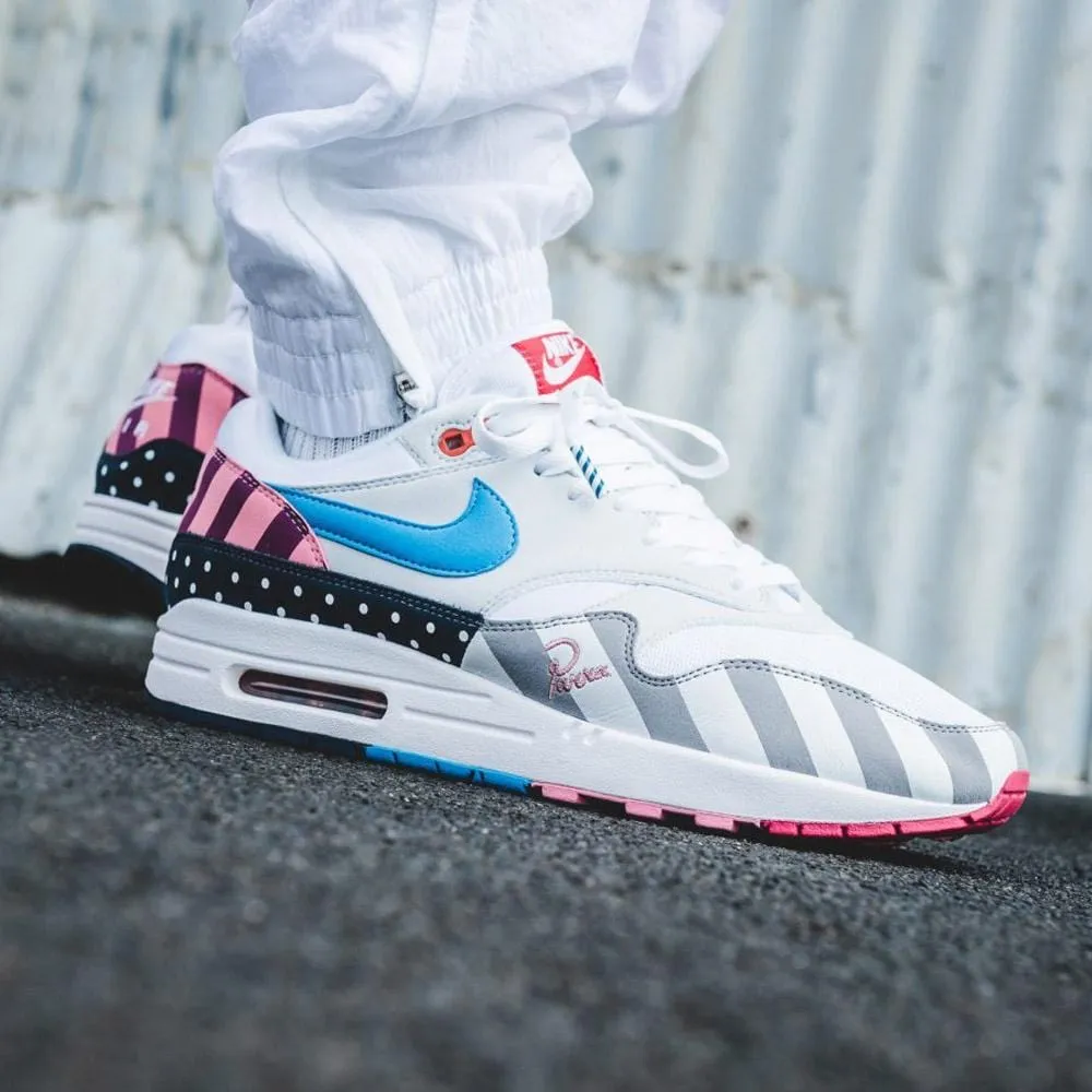 Parra x Nike Air Max 1 White Multi Nike Air Max cushioned sneakers