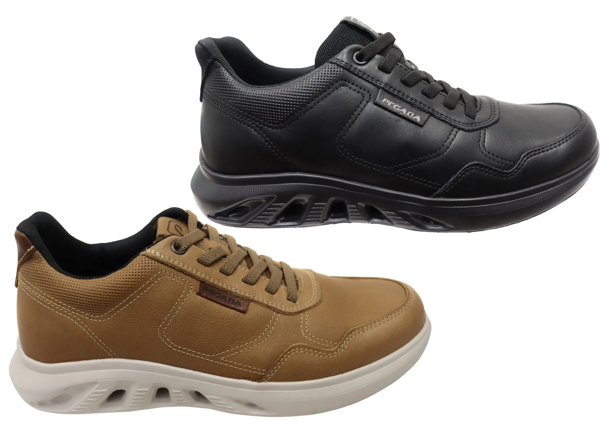 Pegada Endure Mens Comfortable Leather Casual Shoes Made In Brazil Pegada Shoes