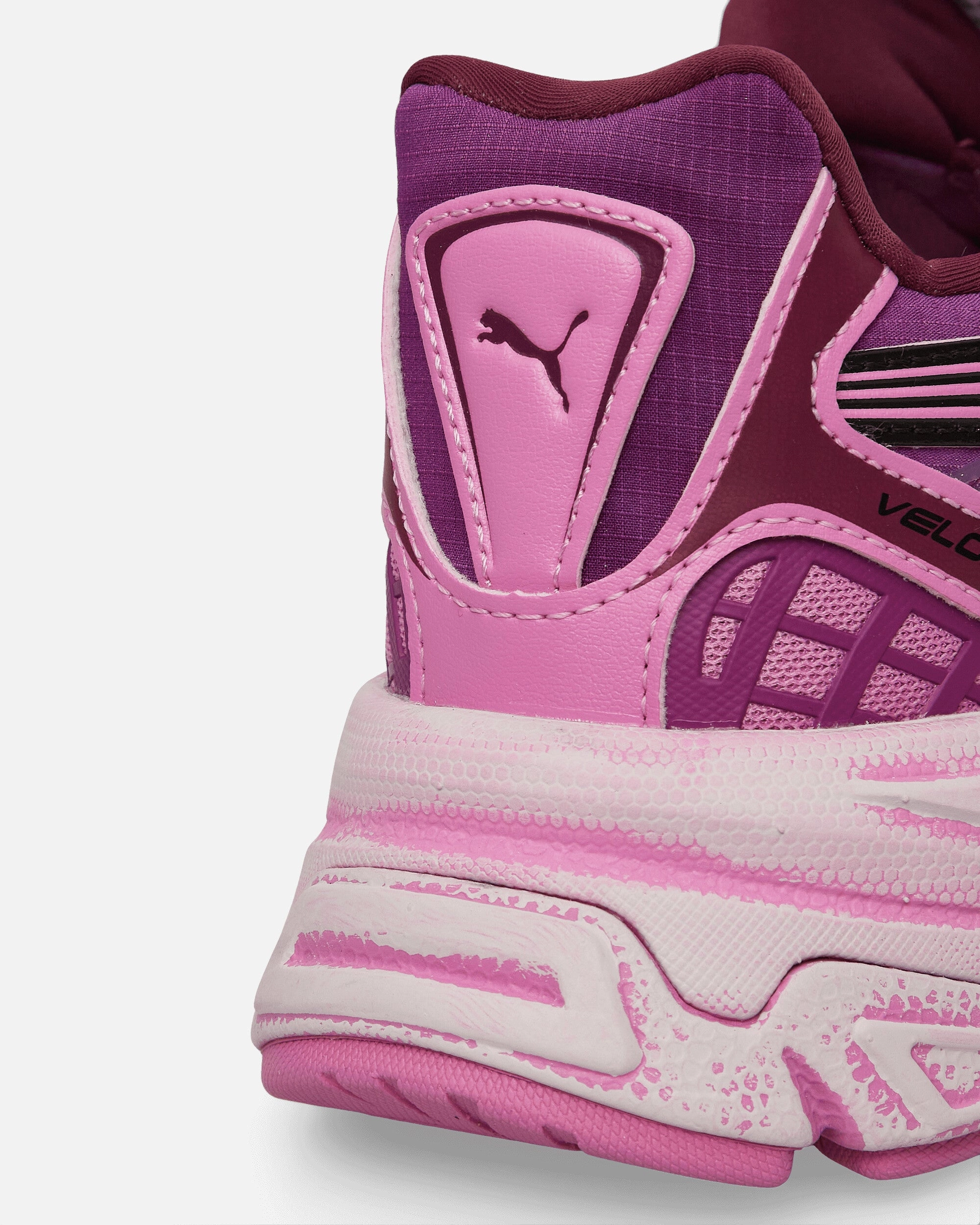 Pleasures Velophasis Overdye Sneakers Grape Wine / Mauve Pop Modern Athletic Shoes