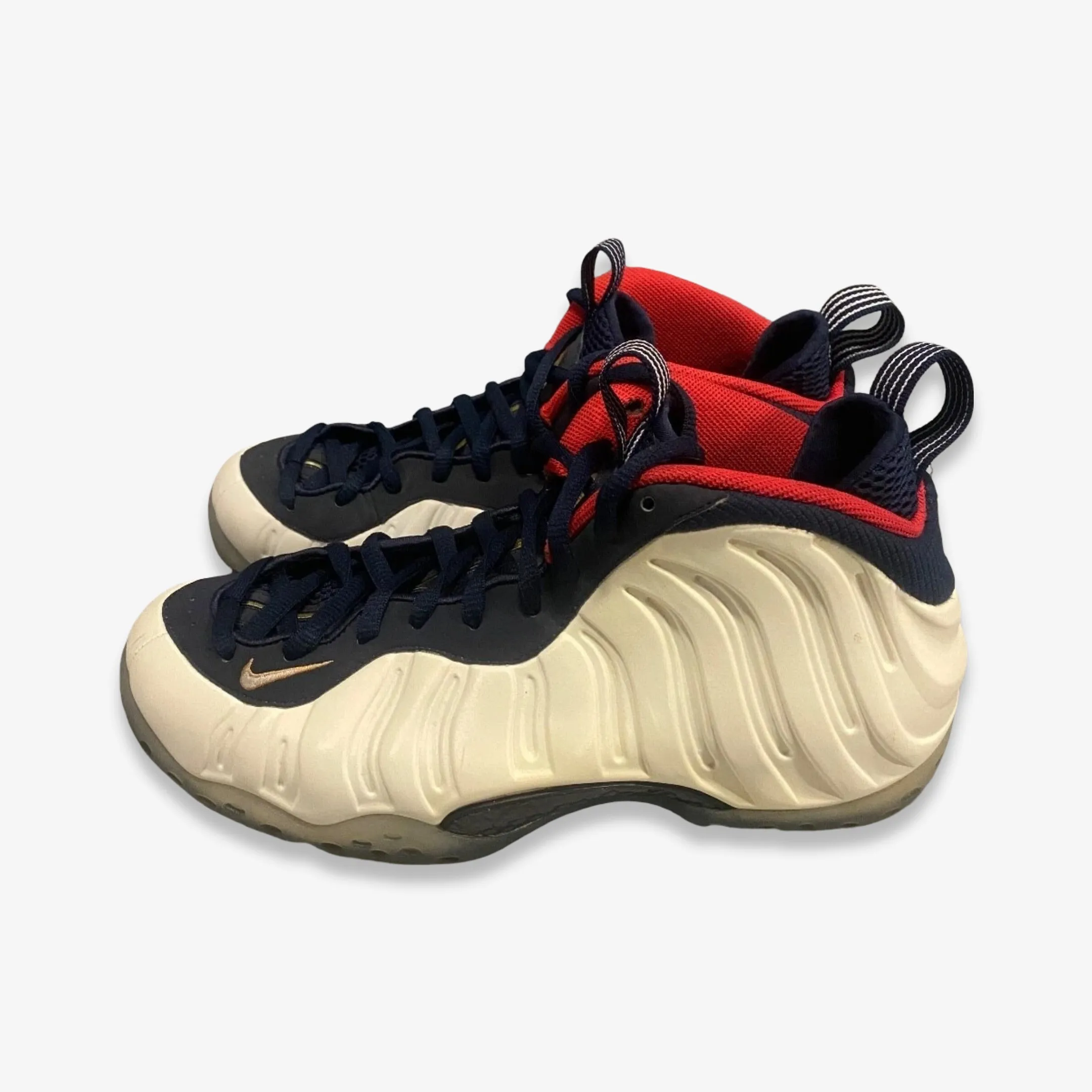 [PRE-LOVED: Size 9M / 10.5W] (Men's) Nike Air Foamposite One PRM 'Olympic / USA' (2016) 575420-400 Nike Comfort Fit Lifestyle Shoes