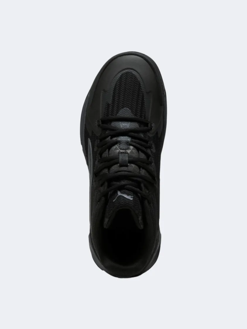 Puma Dagger Men Basketball Sneakers Black/Galactic Grey Mens Urban Style Comfort Shoes